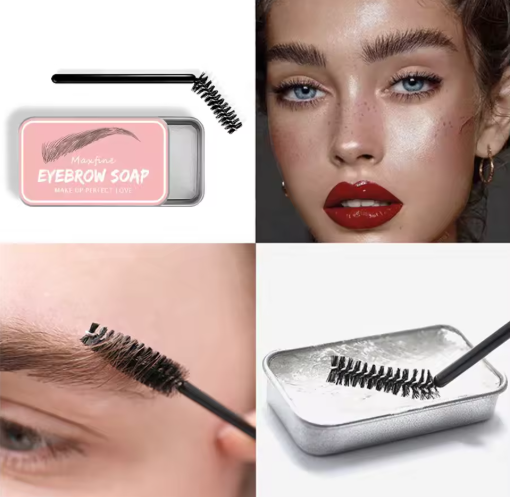 Waterproof Transparent Eyebrow Styling Gel  Long-Lasting Brow Wax for Natural Look