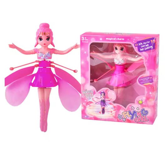 Flying Gesture-Controlled Princess Doll with Lights