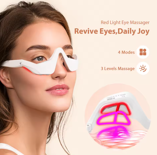 Eye Massager 3D Eyes Relax Massager Fatigue Relief Lighten Dark Circles Smooth Eye
