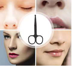 Nose Hair Scissors Mini Stainless Steel Round Head Beauty Trimmer