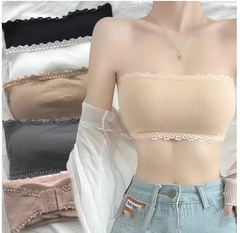 Strapless Lace Back Seamless Bra