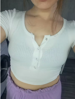 Women Elegant Stretch Crop Top Short Sleeve Bandage Vest