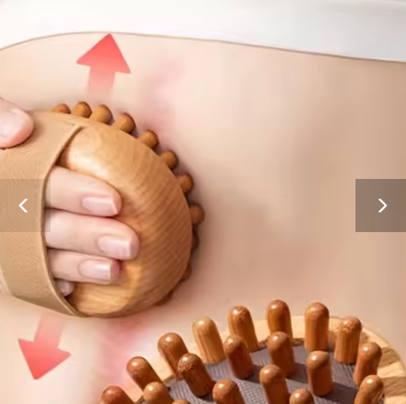 Soft manual full-body Gua Sha massager brush