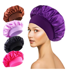 Soft Satin Lined Hair Bonnet Sleep Cap