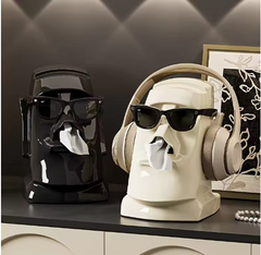 Creative Stone Figure Tissue Box