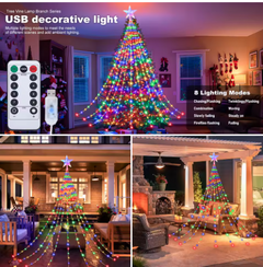 LED Waterproof Christmas Tree Fairy Lights – USB | 2M/3M