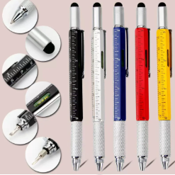 7-in-1 Multifunction Stylus Pen with Tools
