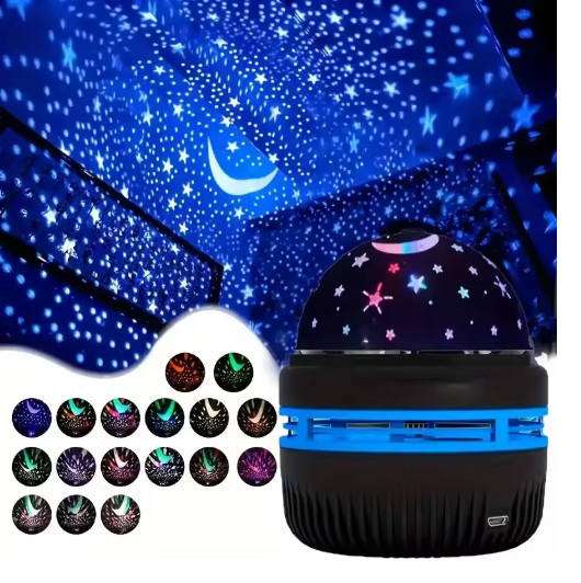 LED Starry Sky USB Projector Night Light