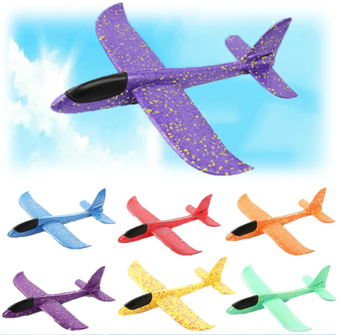 48cm EVA Foam Hand Throw Glider Airplane Toy for Kids