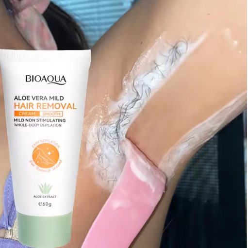 Permanent Hair Removal Cream – Painless Hair Remover for Men & Women, Intimate Area & Body Care