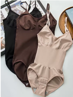 Women's Seamless Shapewear Bodysuit Tummy Control Butt Lifter Body Shaper