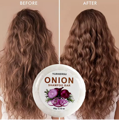 Vegan Onion Shampoo Bar – Anti-Dandruff & Hair Repair Solid Soap