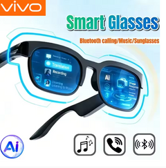 AI Smart Glasses with Translation, Bluetooth Music & Call Recording