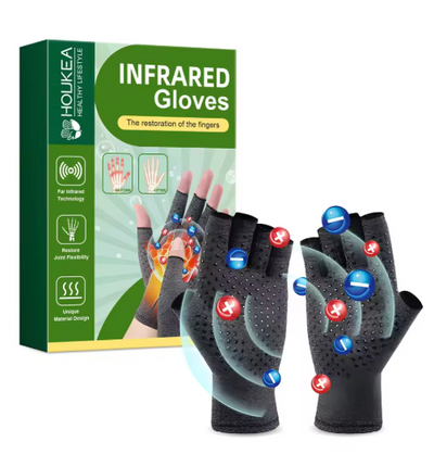 1 Pairs Compression Arthritis Gloves with Wrist Support