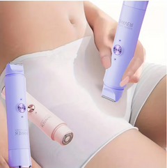 2-in-1 Women's Electric Shaver & Bikini Trimmer – Rechargeable Wet & Dry Razor