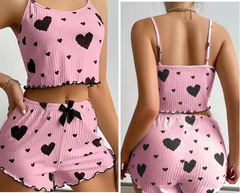 Women’s Pajama Set  2 Piece Sleepwear with Tank Top and Shorts.
