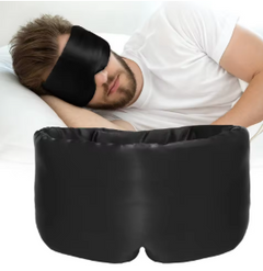 100% Mulberry Silk Sleeping Mask Eyepatch Blocking Light Eyemask Eyeshade for Travel