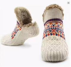 Fall & Winter Non-Slip Floor Socks – Warm Home Slipper Socks for Women & Men, Cozy Snow, Sleep, Carpet, and Yoga Socks