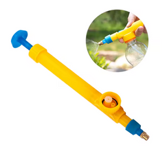 Manual High-Pressure Bottle Spray Nozzle  Adjustable Water Sprayer Head for Garden, Cleaning & Agriculture