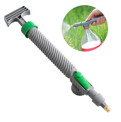 Manual High-Pressure Bottle Spray Nozzle  Adjustable Water Sprayer Head for Garden, Cleaning & Agriculture