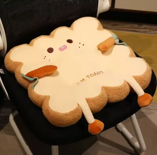 Simulation Bread Toast Cushion
