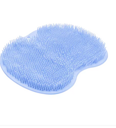 Shower Foot Scrubber & Back Washer – Exfoliating Bath Mat with Suction Cups for Men & Women