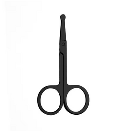 Nose Hair Scissors Mini Stainless Steel Round Head Beauty Trimmer