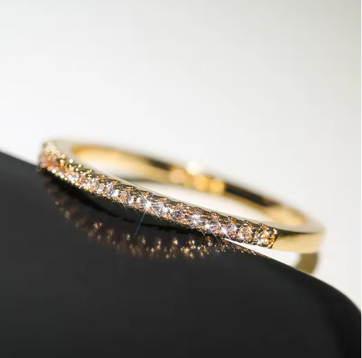 Rings for Women Wedding Brilliant Cubic Zircon High Quality Versatile Female Finger Ring Jewelry
