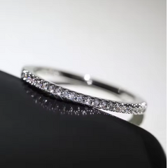 Rings for Women Wedding Brilliant Cubic Zircon High Quality Versatile Female Finger Ring Jewelry