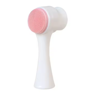 3D Double Silicone Facial Cleansing Brush