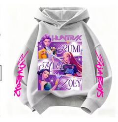 KPop Demon Hunters Huntrix Kids Hoodie Sweatshirt
