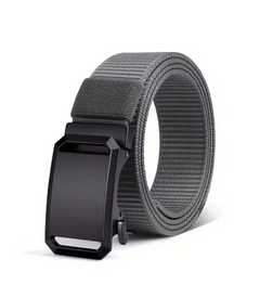 Automatic Buckle Canvas Tactical Belt for Men Outdoor Military Workwear