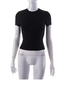 Women’s Basic Short Sleeve Crop Top T-Shirt - Quick Deals Box