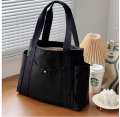 Large Capacity Canvas Tote Shoulder Bag - Quick Deals Box
