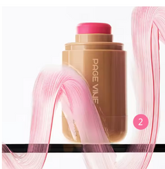 3-in-1 Blush Stick for Cheek, Lip & Contour – Silky Matte Cream - Quick Deals Box