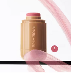 3-in-1 Blush Stick for Cheek, Lip & Contour – Silky Matte Cream - Quick Deals Box