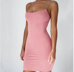 Black Spaghetti Strap Bodycon Mini Dress Sexy Summer Clubwear - Quick Deals Box