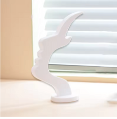 Creative Side Face Eyeglass Holder Stand – 3D Printed Desktop Glasses Rack