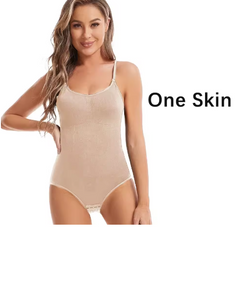 Women's Seamless Shapewear Bodysuit Tummy Control Butt Lifter Body Shaper